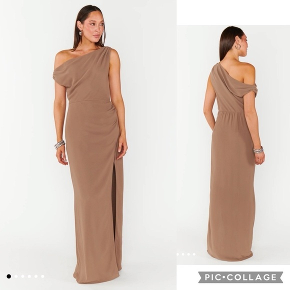 Show Me Your MuMu Dresses & Skirts - Show me Your Mumu Jodie Dress in Dune Chiffon